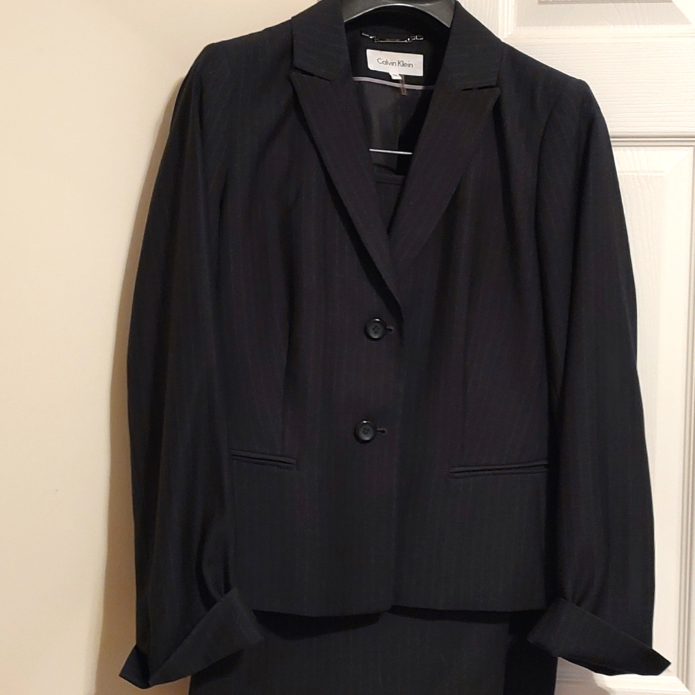 Calvin Klein skirt suit